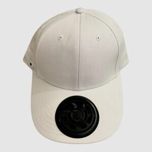 Cooling Fan Hat Built-In Portable Heat Relief Outdoor Work Summer Sun UV Cap